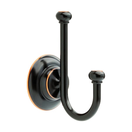 Liberty Hardware Delta Porter 7 in. H X 5.2 in. W X 3.1 in. L Oil-Rubbed Bronze Robe Hook 78435-OB1